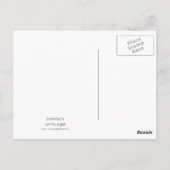 Meowy Catmas briefkaart (Achterkant)