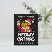 Meowy Catmas Briefkaart (Staand voorkant)