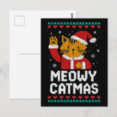 Meowy Catmas Briefkaart (Voorkant / Achterkant)