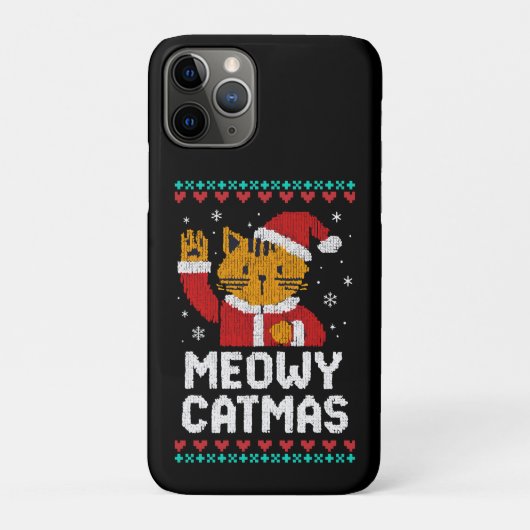 Meowy Catmas Case-Mate iPhone Case (Achterkant)