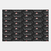 Meowy Catmas Cat Christmas Cute Kitten Cats Santa Inpakpapier Vel (Voorkant)
