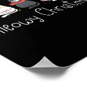 Meowy Catmas Cat Christmas Schattigee Katten Lover Poster (Hoek)