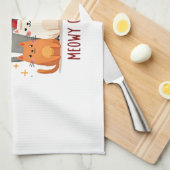 Meowy Catmas Cat Christmas Tree Xmas (1) Theedoek (Quarter Fold)