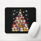 Meowy Catmas Cat Christmas Tree Xmas Girls Boys Fu Muismat (Met muis)