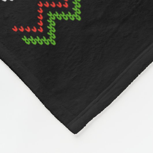 Meowy Catmas Cat Santa Christmas Kitten Xmas Ugly  Fleece Deken (Hoek)