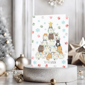 Meowy Catmas Feestdagen Kaart