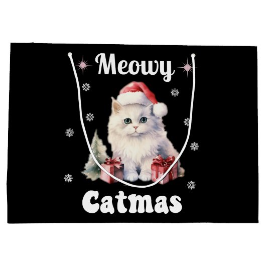 Meowy Catmas Groot Cadeauzakje (Achterkant)