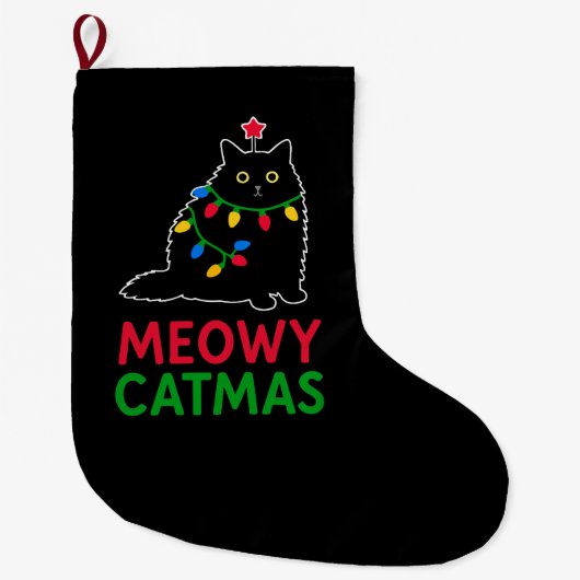 Meowy Catmas Grote Kerstsok (Voorkant)