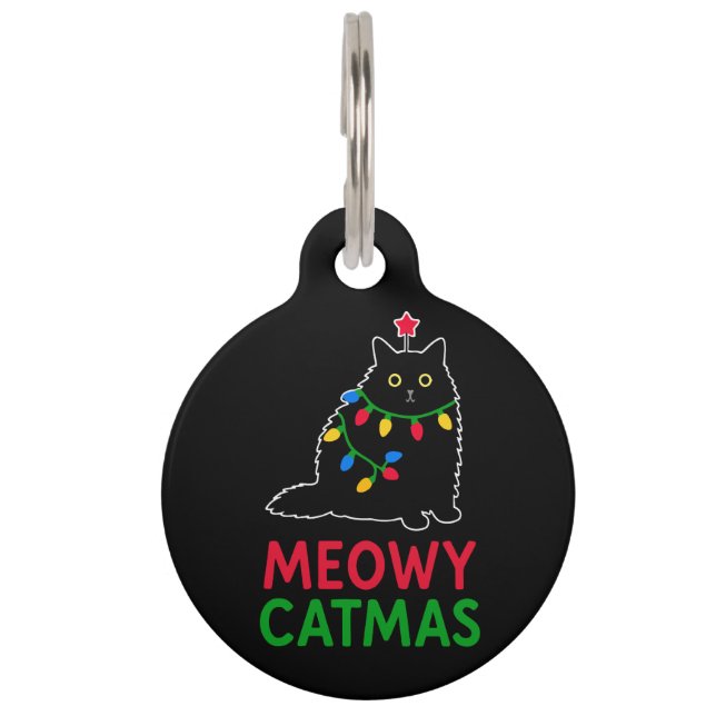 Meowy Catmas Huisdierpenning (Voorkant)