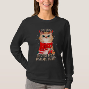 Meowy Catmas Kat, Kerstmis Voor Kat Eigenaar T-shirt