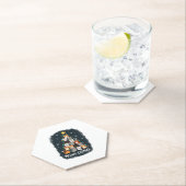 Meowy Catmas kerstboomkat kerstbomen Meisjes Boys  Kartonnen Onderzetters (Insitu)