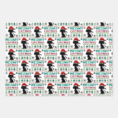 Meowy Catmas kerstkerstkerstkerstkerstkerstkerstke Inpakpapier Vel (Voorkant)