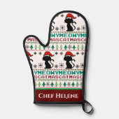 Meowy Catmas kerstkerstkerstkerstkerstkerstkerstke Ovenwant (Voorkant)