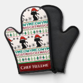 Meowy Catmas kerstkerstkerstkerstkerstkerstkerstke Ovenwant (Voorkant / Achterkant)