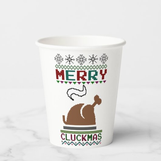 Meowy Catmas kerstkerstkerstkerstkerstkerstkerstke Papieren Bekers (Achterkant)