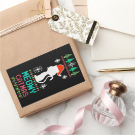 Meowy Catmas kerstkerstkerstkerstkerstkerstkerstke Rechthoekige Sticker