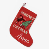 Meowy Catmas Kleine Kerstsok (Voorkant (Hangend))