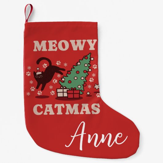 Meowy Catmas Kleine Kerstsok (Voorkant)