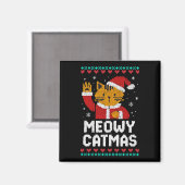 Meowy Catmas Magneet (Voorkant / Achterkant)