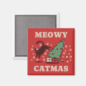 Meowy Catmas Magneet (Voorkant / Achterkant)