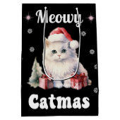 Meowy Catmas Medium Cadeauzakje (Achterkant)