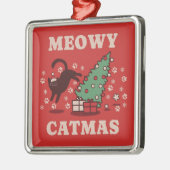 Meowy Catmas Metalen Ornament (Links)