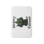 Meowy Catmas Moody cat Badmat (Voorkant Verticaal)