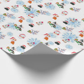 Meowy Catmas-oppakpapier Cadeaupapier (Hoek)