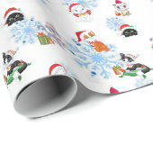 Meowy Catmas-oppakpapier Cadeaupapier (Rol Hoek)