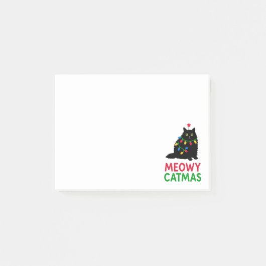 Meowy Catmas Post-it® Notes (Voorkant)