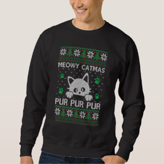 Meowy Catmas Pur Pur Pur Cat Xmas Boom Oeganda Trui