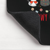 Meowy Catmas Schattige Kitten Cat Santa Hat Xmas H Muismat (Hoek)