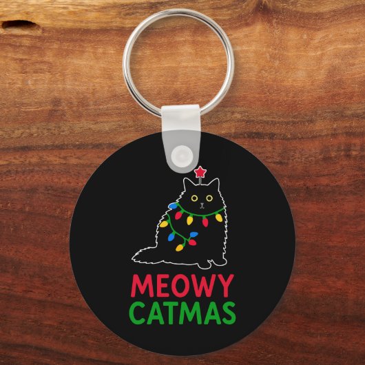 Meowy Catmas Sleutelhanger (Voorkant)
