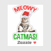 Meowy Catmas. Sticker (Vel)