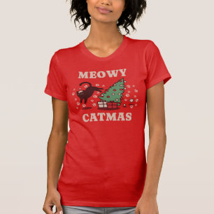 Meowy Catmas T-shirt
