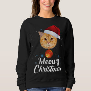 Meowy Catmas Vrolijk Kerstmis Lelijke Sweater Kat