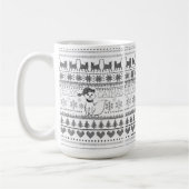 Meowy CatmasCat Ugly Sweater T-Shirt Coffee Mok (Links)