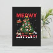 Meowy Chirstmas Save The Date (Staand voorkant)