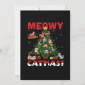 Meowy Chirstmas Save The Date (Achterkant)