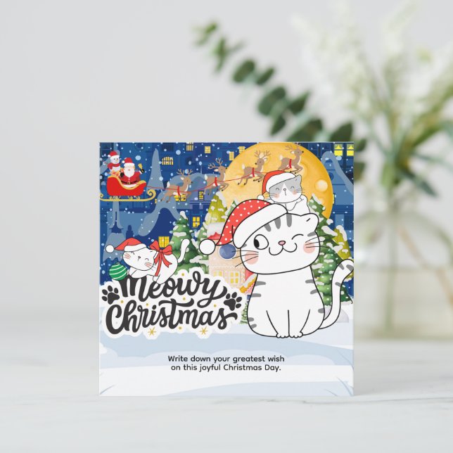 Meowy Christmas (Staand voorkant)
