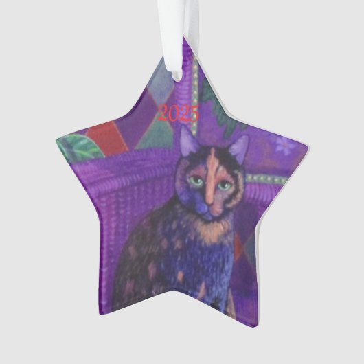 Meowy Christmas 2025 ornament (voorkant)