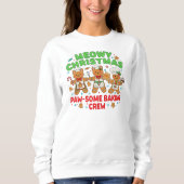 "Meowy Christmas Baking Crew Sweatshirt (Voorkant)