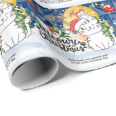 Meowy Christmas Cadeaupapier (Rol Hoek)