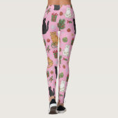 Meowy Christmas Cat Leggings - Gift For Cat Mom (Achterkant)