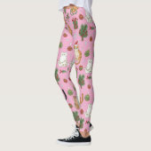 Meowy Christmas Cat Leggings - Gift For Cat Mom (Links)