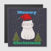 Meowy Christmas Cute Cat Design | Funny Holiday Ca (Voorkant / Achterkant)