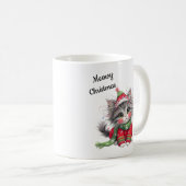 Meowy Christmas-Cute Cat Holiday Mug  Koffiemok (Voorkant rechts)