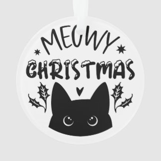 Meowy Christmas: Festive Cat Ornament