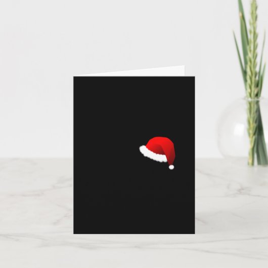 Meowy Christmas Funny Cat Humorous  Kaart (Voorkant)