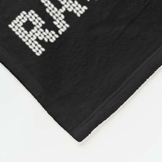 Meowy Christmas Funny Ragdoll Cat Santa Hat Ugly S Fleece Deken (Hoek)